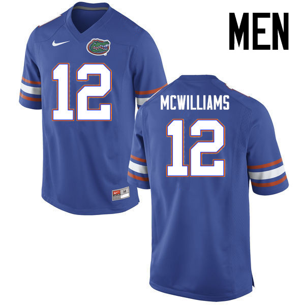 Men Florida Gators #12 C.J. McWilliams College Football Jerseys Sale-Blue - Click Image to Close
